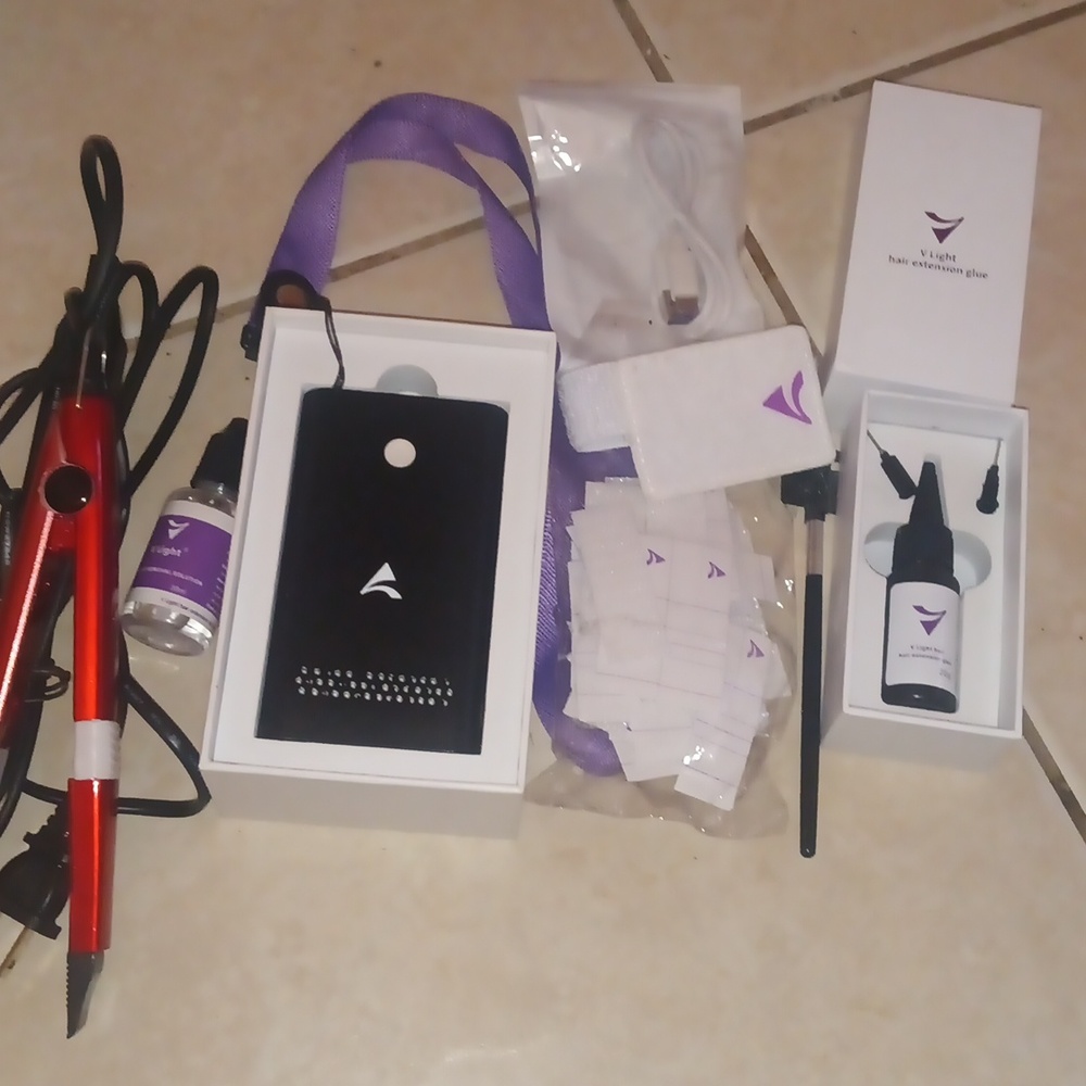 UV LIGHT HAIR EXTENSIONS KIT